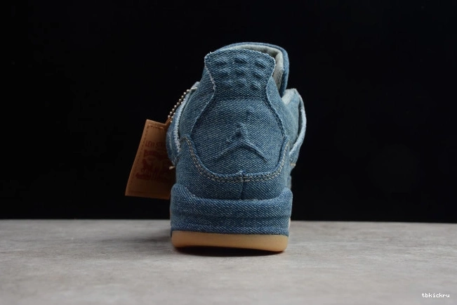 Rep TBK x Air 4 Levi's Jordan AO2571-401 Nike Denim 0721